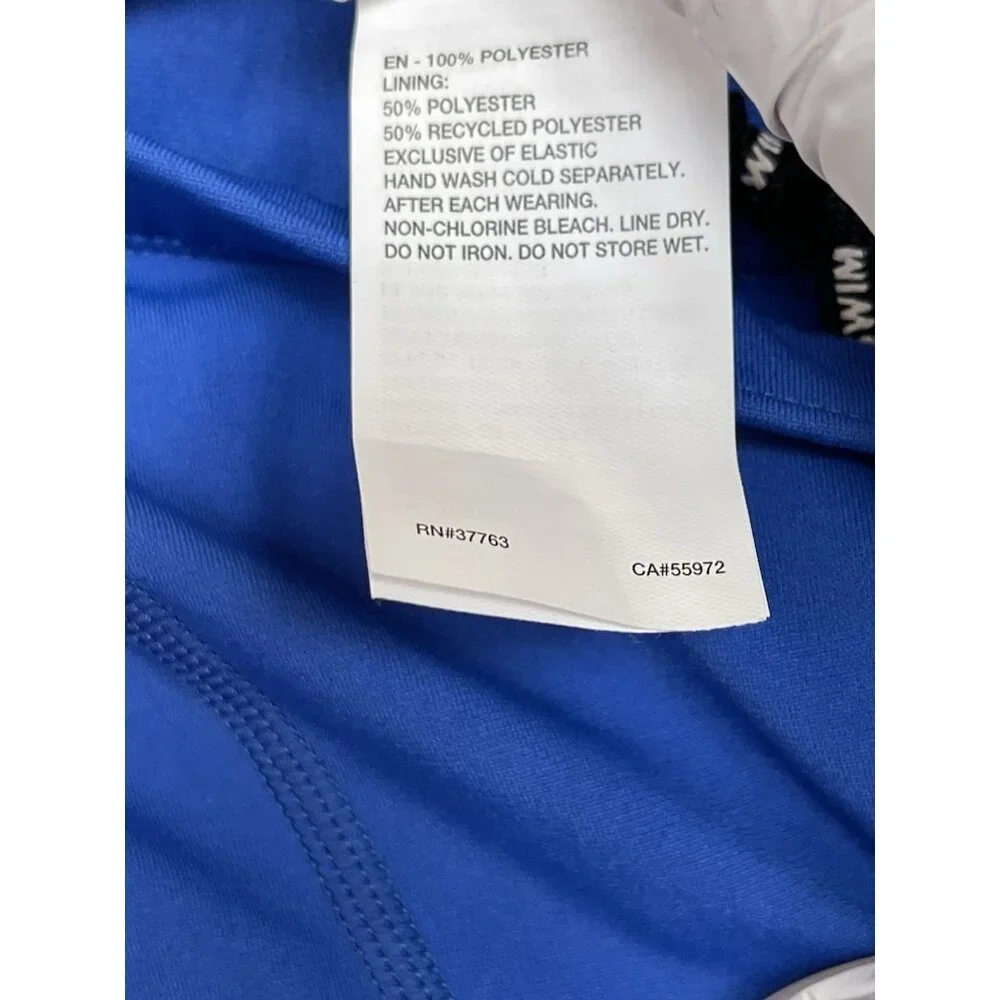 Nike Swim Shorts Mens Size 36 Blue Swimsuit Active‎ Swimwear Compression